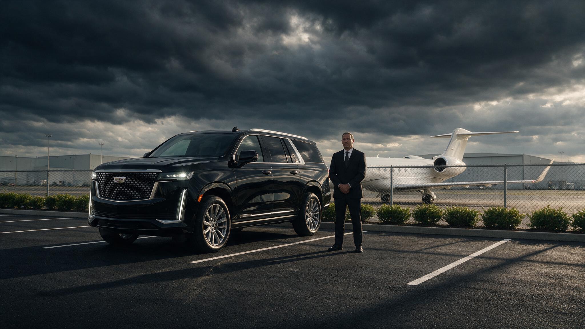 Private aviation Teterboro car service